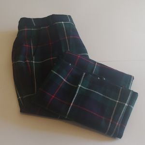 J.Crew women's city fit plaid wool pants size 6